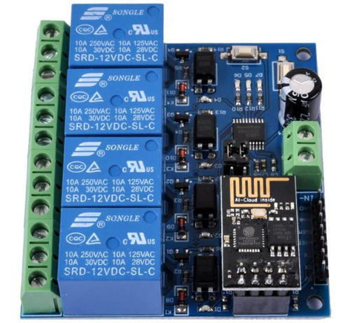 Modulo Relay 4ch Generica Esp8266 1
