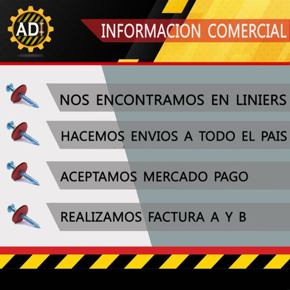 Tornillo Cabeza Tanque Fijadora M5x10 X 100 Unidades 1
