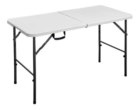 Mesa De Camping Plegable - 1,20 Mt - Blanco- Prestigio 0