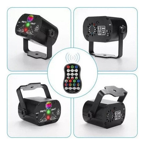 Luz Do Laser Do Partido Luz Do Palco Mini Projetor Estrobosc 1