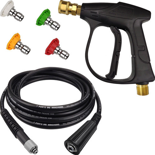 Pistola Bicos Coloridos 10m Mangueira Lavadora Wap Ágil 1800 0