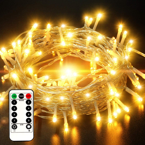[ip65 Resistente Al Agua] Cadena De Luces De Hadas Para Exte 0