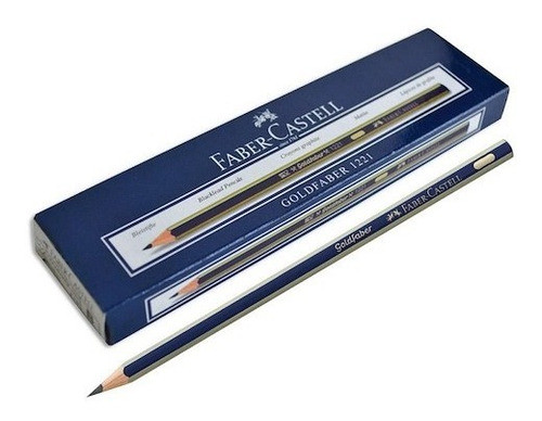 Lápiz Negro Goldfaber 5b Faber Castell X24 Uni. 0