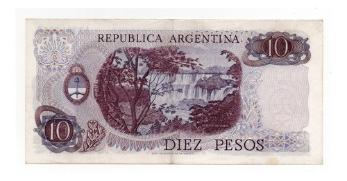 Billete Argentina 10 Pesos Ley Bottero 2351 1