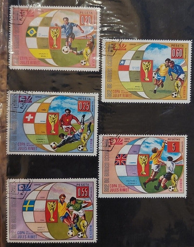 Estampilla Selllo Guinea Ecuatorial Mundial De Fútbol Lote 0