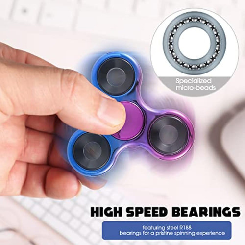 Jawhock Fidget Spinner 2 Unidades, Reducción Del 1