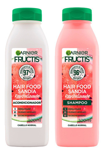 Shampoo + Acondicionador Garnier Hair Food Sandía 300 Ml 0