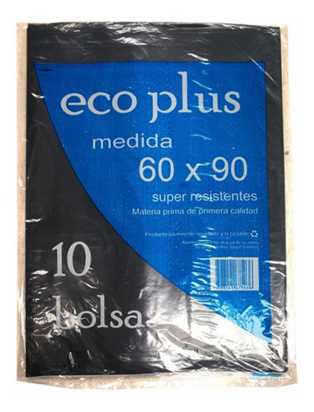 Bolsas Para Consorcio Negro 60 X 90 Cm.(10 Pack X 10 Un) 0