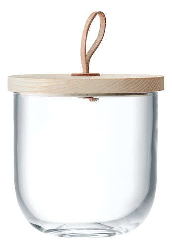 Lsa International Ivalo Container & Ash Lid H6in Clear, 6 1