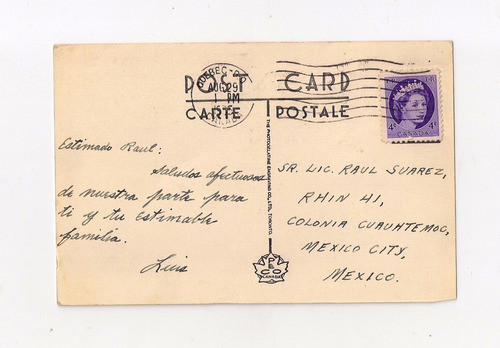 Canada Tarjeta Postal Basilica De Ste. Anne De Beaupré 1935 1