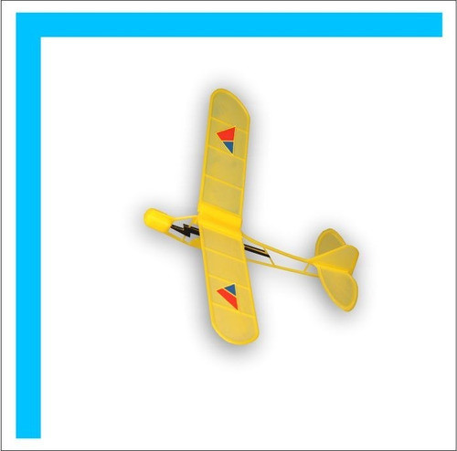 Avion Mini Piper Planeador Full 3d Facil Armar Encastrable 1