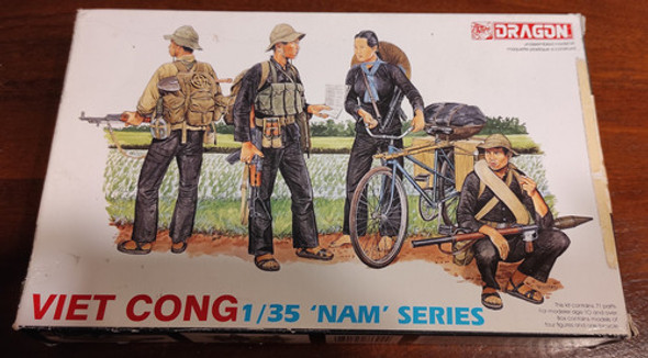 Soldados Vietcong Escala 1/35 Dragon Nro 3304 0