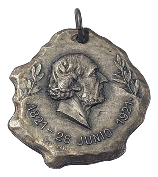 Medalla Asociacion Patritica Centenario Mitre Año 1921 - 202 0