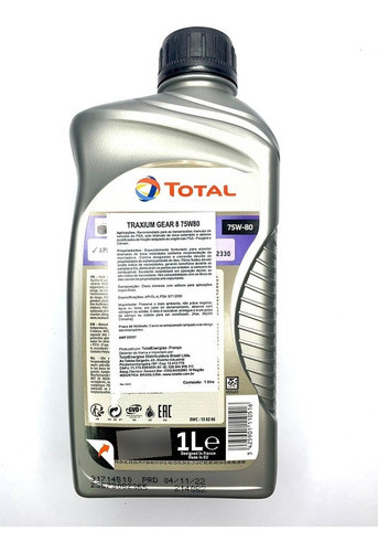 2 L Óleo Cambio Transmissao Manual 75w80 Peugeot Citroen 1