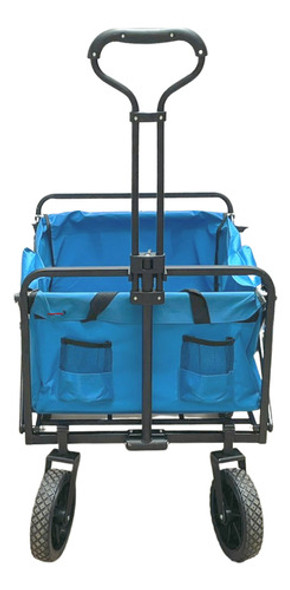 Carrinho Dobrável P/ Camping Articul.azul Iwcdcaaz Importway 1
