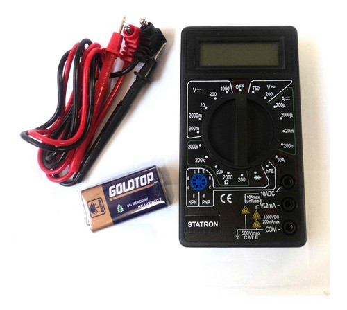 Multimetro Digital 3.1/2 Dt830b 0