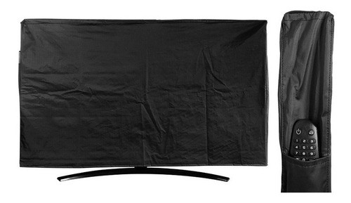 Capa Smart Tv Samsung 65 Polegadas C/ Porta Controle Remoto 1