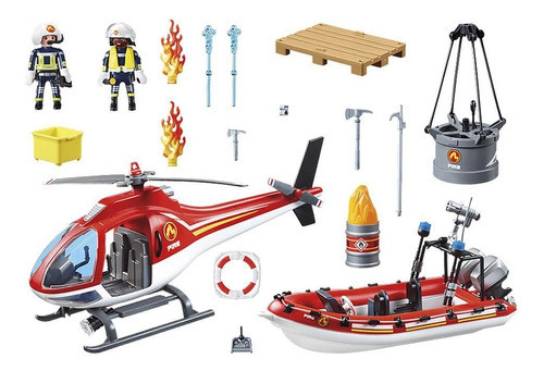 Playmobil City Action Missão Resgate Bombeiros Sunny 70335 1