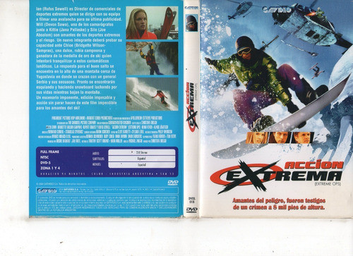 Acción Extrema (2002) - Dvd Original - Mcbmi 0
