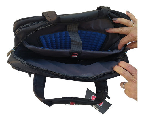 Portafolios Tela Impermeable Cierres Y Porta Notebook 47300 1