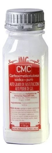 Cmc Carboximetilcelulosa Sódica Pastelar 110 Gr  - La Botica 0