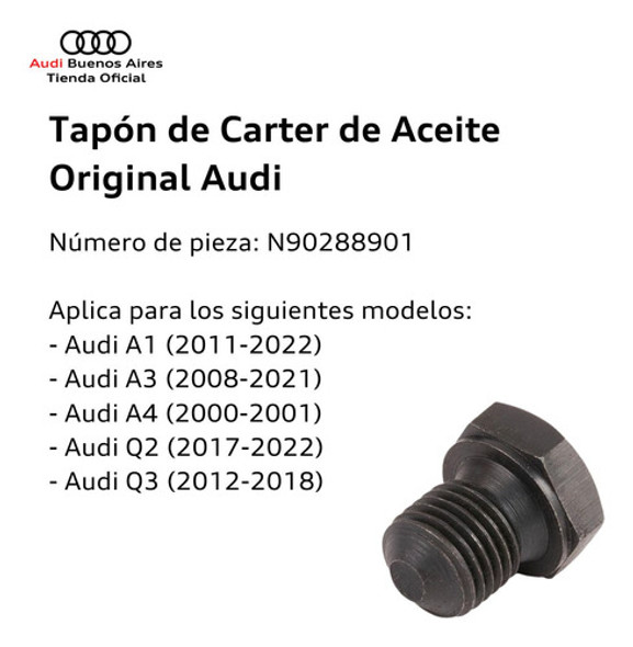 Tapón De Carter De Aceite Volkswagen Beetle 2014 Al 2019 1