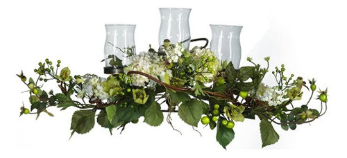 Casi Natural 4634cr Hortensia Triple Candleabrum Centro Colo 0