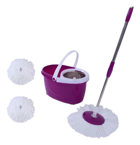 Spining De ° 360 Giratorio De Acero Inoxidable Fregona Mágic 0