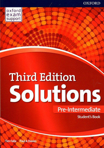 Solutions Pre Intermediate / Students Book + Workbook / 3 Ed 1