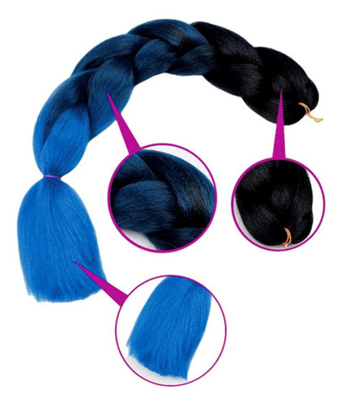 Pelo Para Trenzas Fantasía Californianas Sintético 1