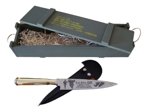 Cuchillo Artesanal, Casq. 12,7 Liso. Grabado Pers. X Pedido. 0