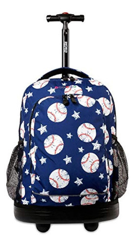 J World New York Kids' Sunny Rolling Backpack Adults, Base B 0