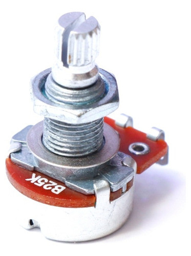 Potenciômetro Alpha B 25k 16/18 Com Click Central No Eixo 0