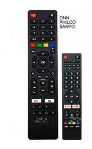 Control Remoto Para Onn Smart Tv Philco Sanyo Rca 1