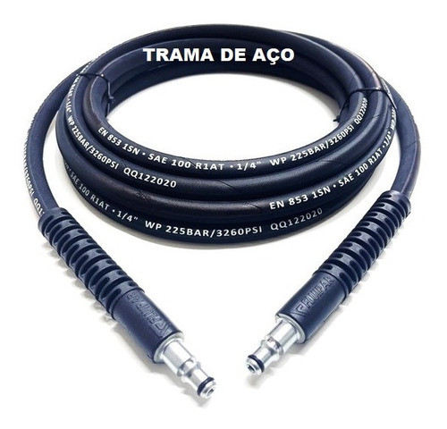 Mangueira Top 5mtrs. Aço Lavadora Tramontina Master 2100 Psi 0