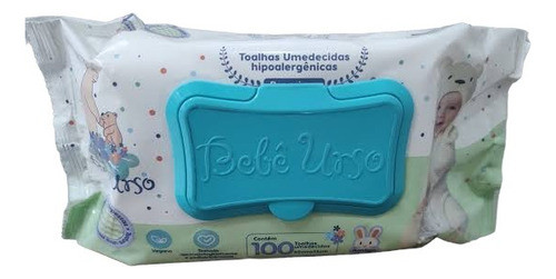 Lenco Toalha Umd Premium 48g Bebe Urso C/100 Fls 0
