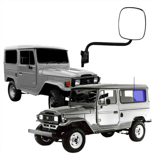 Espelho Retrovisor Externo Completo Toyota Bandeirante 0