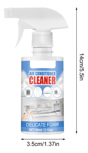 Limpiador Multiuso Para Filtro De Aire Acondicionado 60ml 1