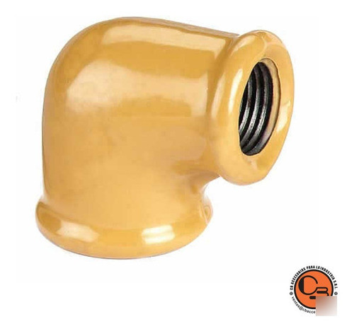 Codo Reducción Hierro Epoxi Rosca 1 X 3/4 Pulgada 1