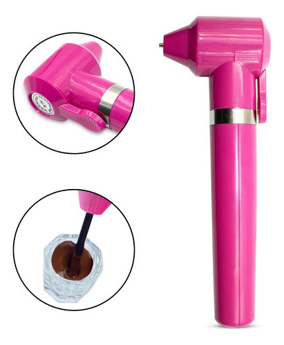 Kit Mixer De Tintas Henna Tattoo + Copo Dappen De Vidro 10ml 1