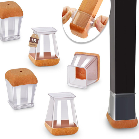 16 Regatones Para Sillas Protector Piso Talle S De 13a20mm_t 0