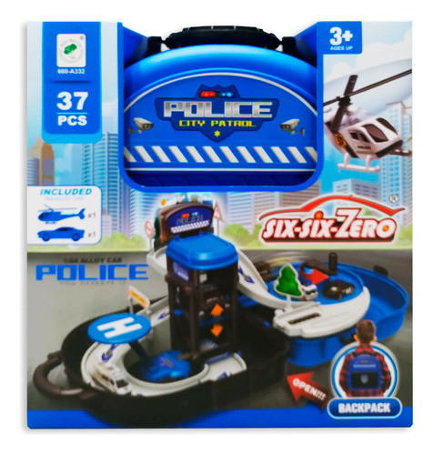 Set De Estacionamiento De Policias Mochila 0