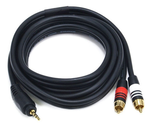 Cable Stereo 3.5mm A Rca Minijack 22awg Mejor Calidad 1,80mt 0