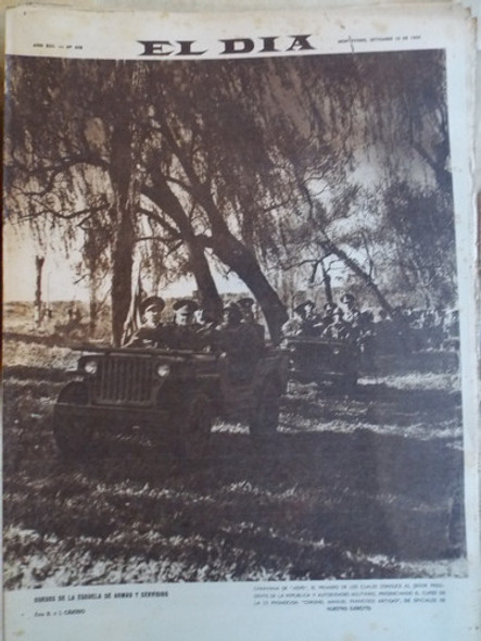Antiguo El Día N° 608 Escuela De Armas Y Servicios 1944  B8 0