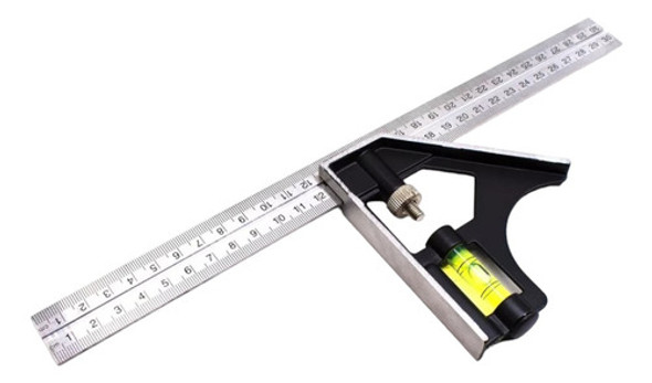 Escuadra Ajustable Con Nivel 30 Cm. Serviciopapelero 1