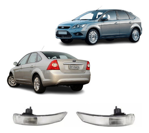 Par Pisca Seta Retrovisor Focus 2007 A 2013 1ª Linha Fitam 0