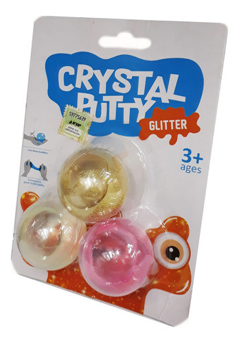 Slime Putty Con Glitter En Esfera Ploppy 362234 0