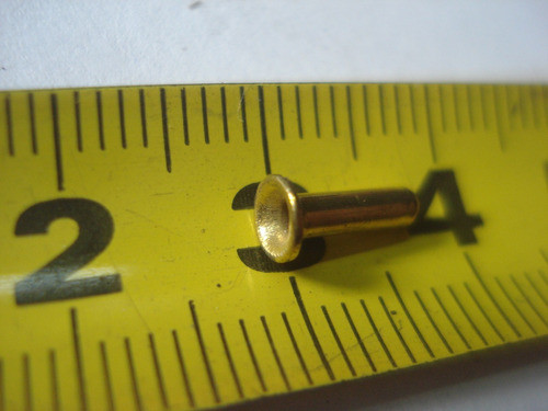2 X 7   Mm Tubular  Lote De 100 Remache  H 1