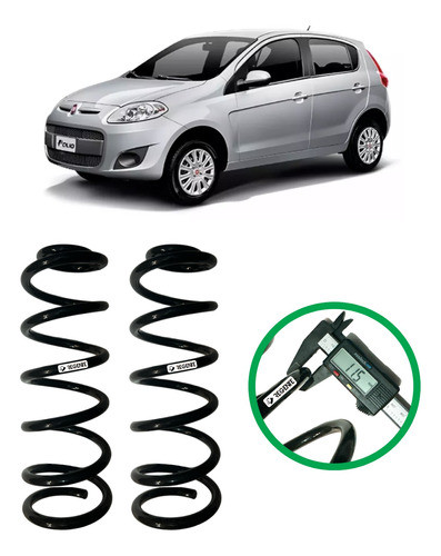 2 Molas Reforçadas Para Gnv Palio Essence Attractive 12 A 17 0