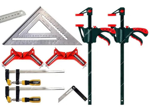 Escuadra, Prensa Esquinera, Sargentos, Regla, Prensa Rapida 0